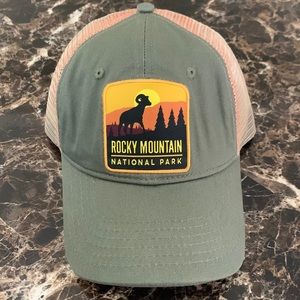 Men’s Rocky Mountain Colorado National Park Park Trucker Snapback Baseball Hat